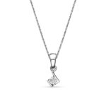 Fehér arany női gyémánt medál – M334FB11