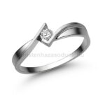 Női fehér arany gyémánt gyűrű - E334FB12