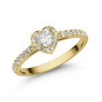 Női arany gyűrű cirkónia kövekkel - E356SC