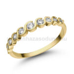 Női arany gyűrű cirkónia kövekkel - E369SC