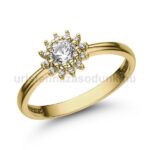Női arany gyémánt gyűrű - E370SB32