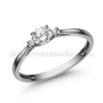 Női fehér arany gyémánt gyűrű - E371FB29
