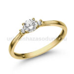 Női arany gyűrű cirkónia kövekkel - E371SC