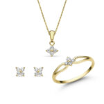 Női arany ékszer szett cirkónia kövekkel - SZETT305SC