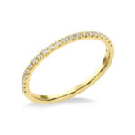 Házassági évfordulós arany gyűrű cirkónia kövekkel - UH8011SC