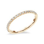 Házassági évfordulós rozé arany gyémánt gyűrű - UH8013RB