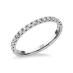 Házassági évfordulós fehér arany gyémánt gyűrű - UH8014FB