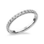 Házassági évfordulós fehér arany gyémánt gyűrű - UH8015FB