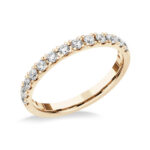 Házassági évfordulós rozé arany gyémánt gyűrű - UH8016RB