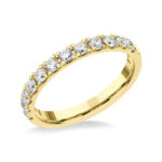 Házassági évfordulós arany gyűrű cirkónia kövekkel - UH8017SC